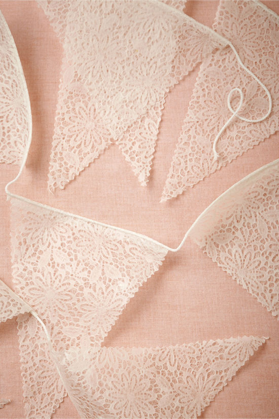 photo of Lace Pennant Garland